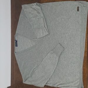 Polo by Ralph Lauren Light Gray V-Neck Sweater